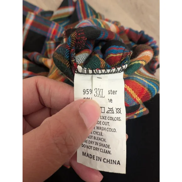 Vivienne Westwood Style (copy) Asymmetrical Plaid Skirt XXL - Picture 5 of 8